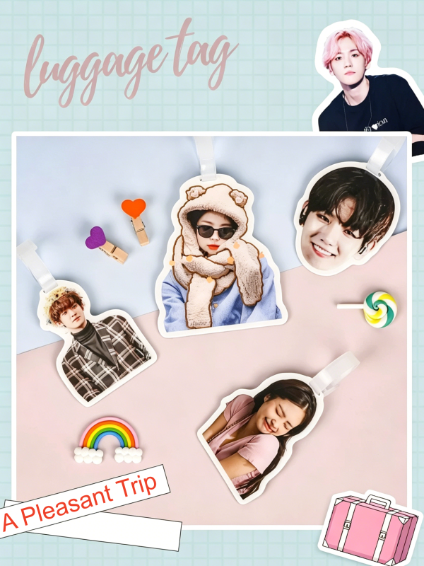 (Buy 1 Get 1 Free) Custom Acrylic Photo Tag – Personalized Travel Accessory for Suitcases & Bags