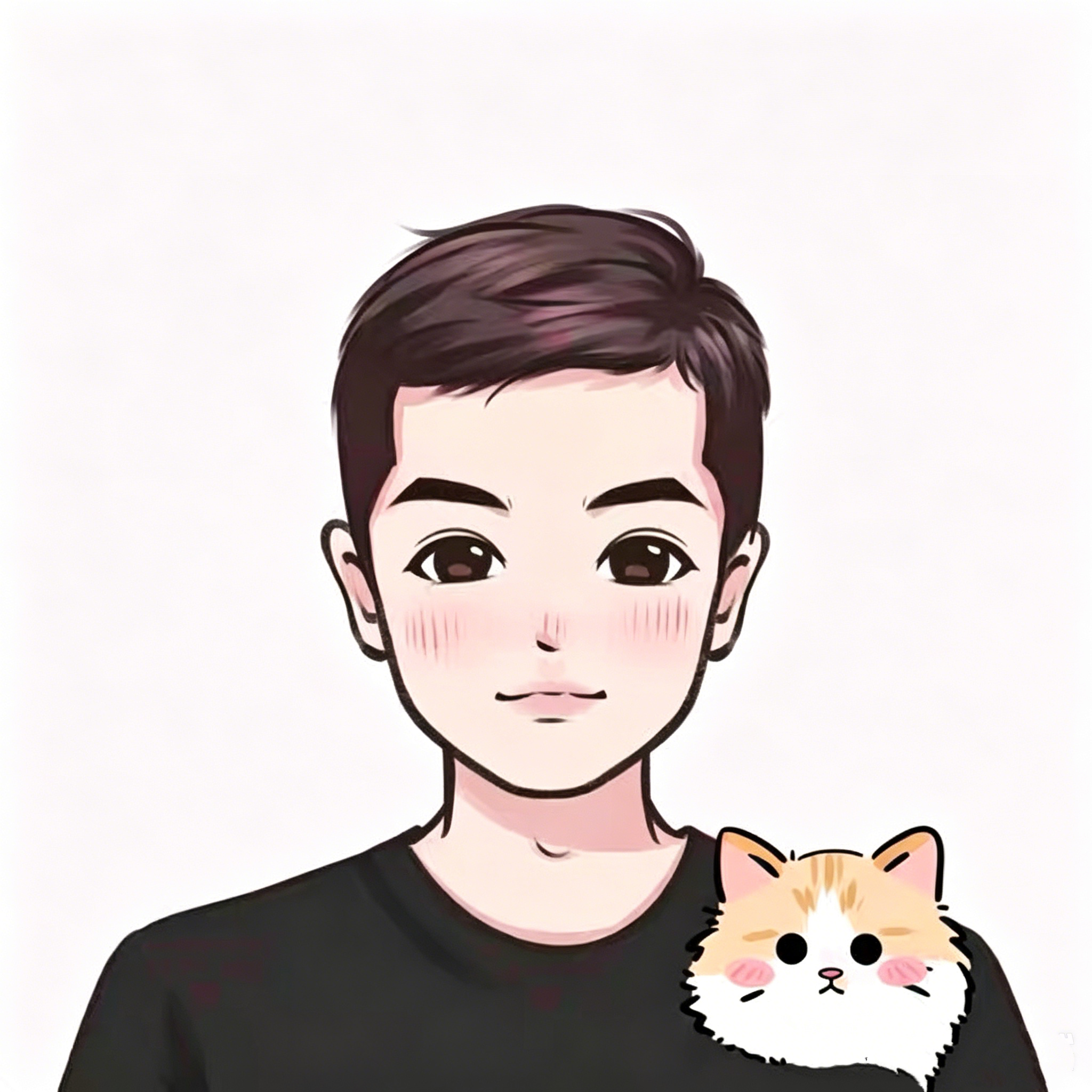 Cute Q Version Custom Hand-Drawn Avatar | 2 People Or 1 Person+1 Pet Only $9.9 photo review