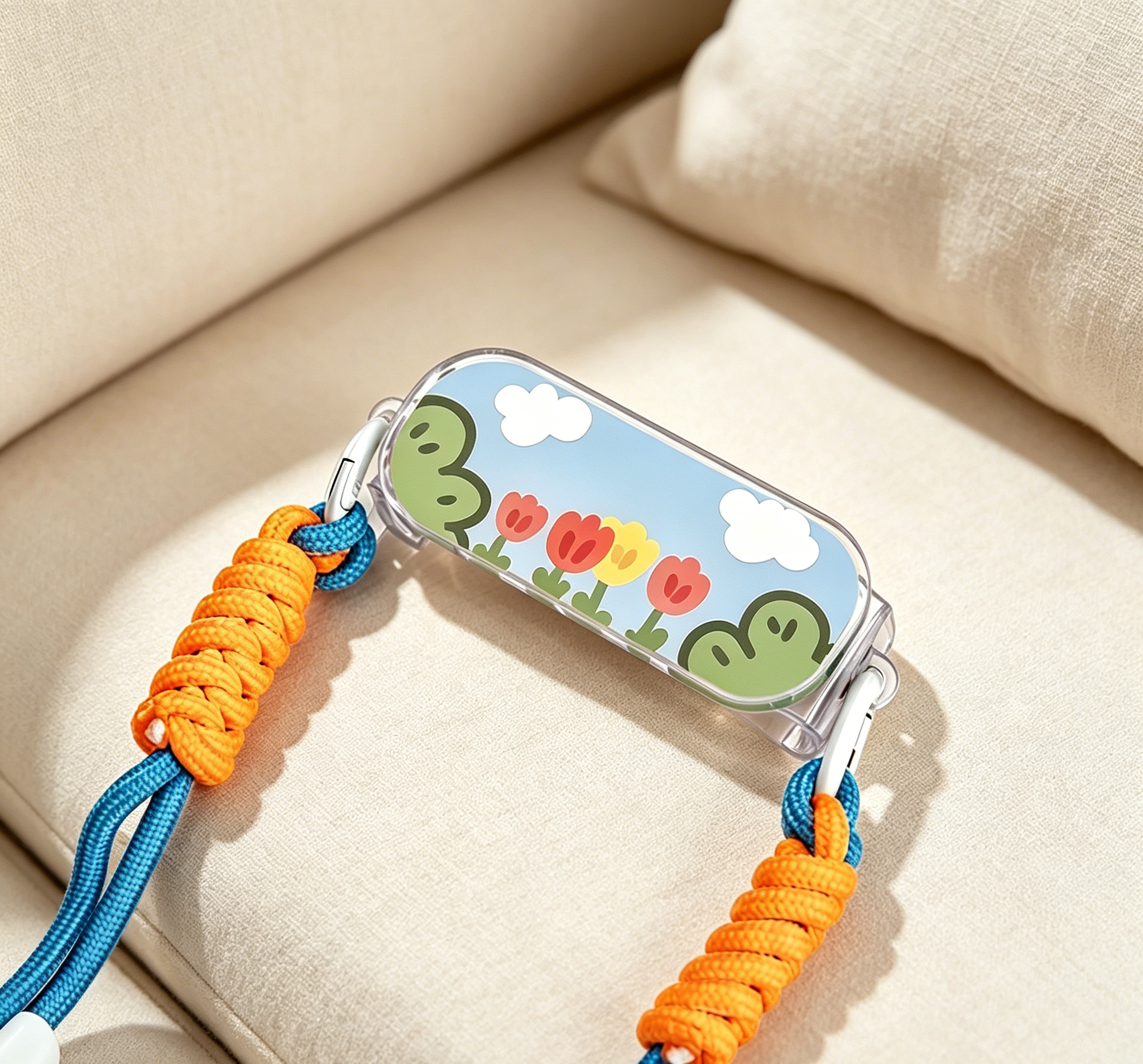 Custom Irregular Shape Phone Back Clip Lanyard photo review