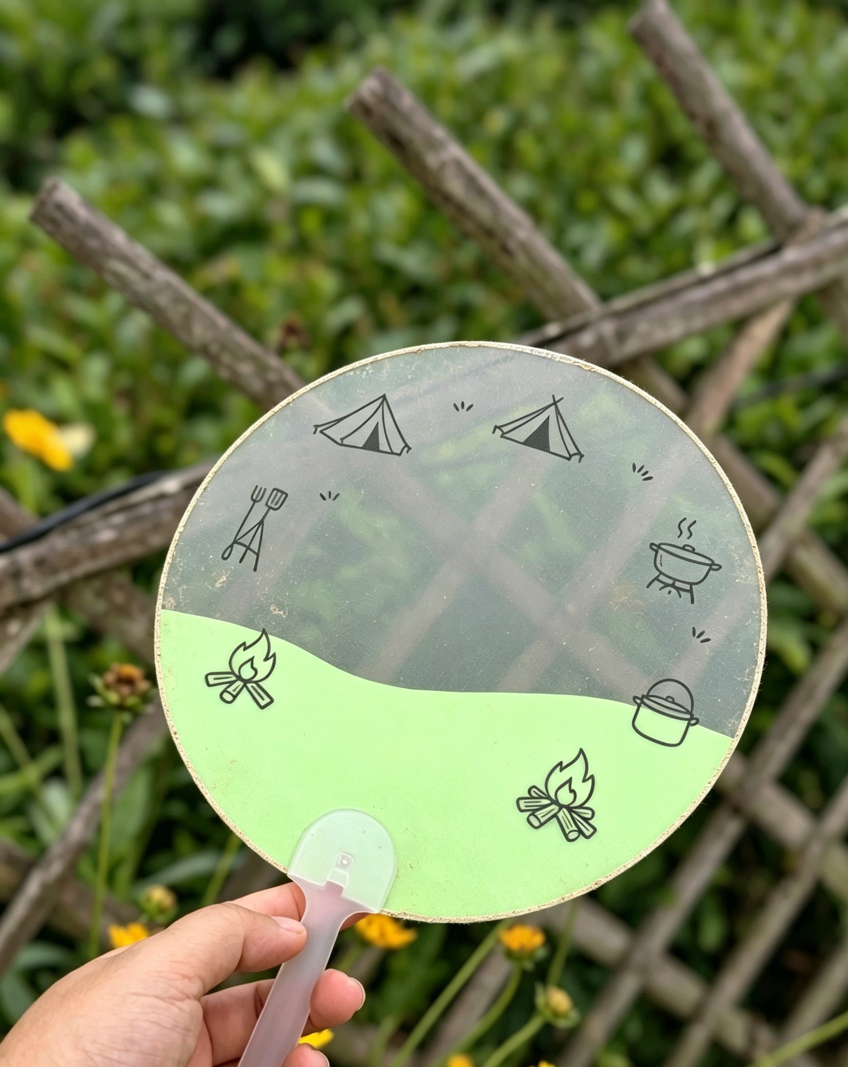 (Buy 1 Get 1 Free) Custom Clear PVC Hand Fan for K-pop Concerts, Anime Merch, Weddings & Pet Photos photo review