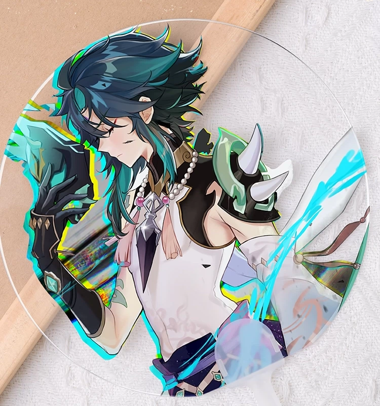 (Buy 1 Get 1 Free) Custom Clear PVC Hand Fan for K-pop Concerts, Anime Merch, Weddings & Pet Photos photo review