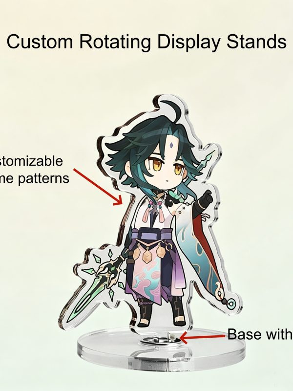 Buy 1 Get 1 Free - Custom Acrylic Spinning Standee & Shaker