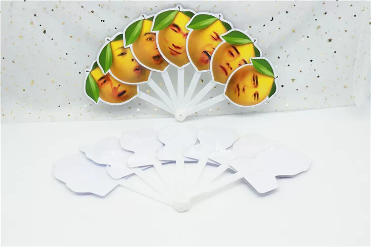 Custom 1-7 Photo Hand Fan - Stay Cool in Summer Heatwave | Personalized Concert & Festival Prop photo review