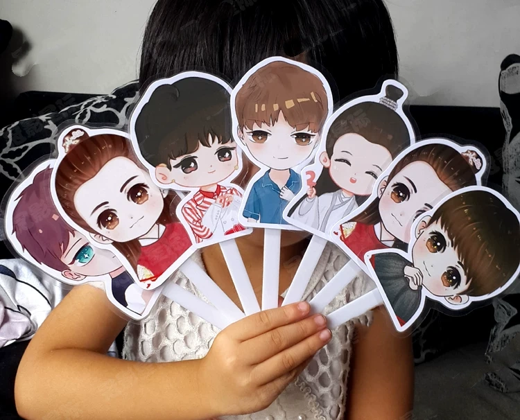 Custom 1-7 Photo Hand Fan - Stay Cool in Summer Heatwave | Personalized Concert & Festival Prop photo review