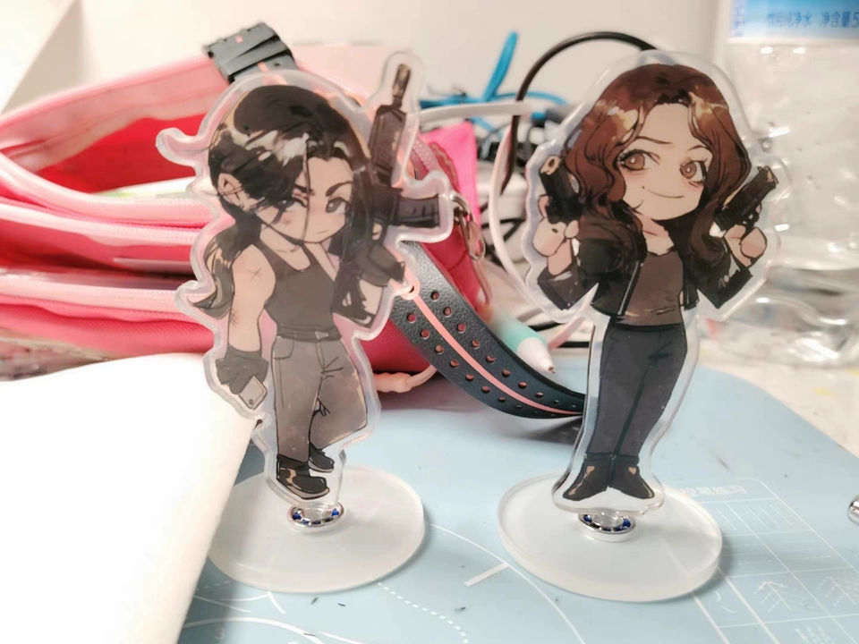 Buy 1 Get 1 Free - Custom Acrylic Spinning Standee & Shaker photo review