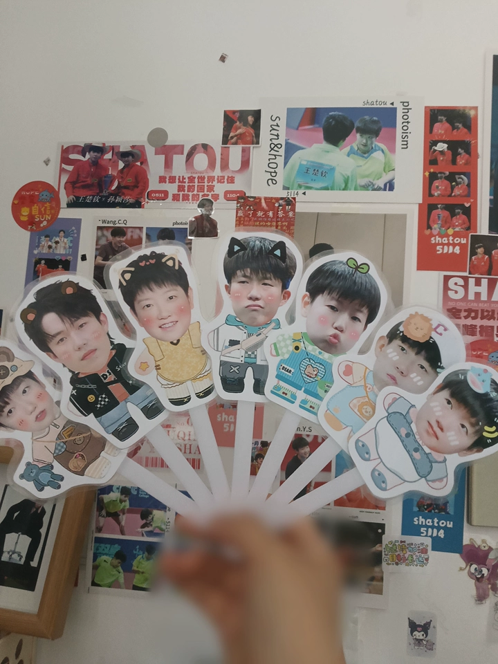 Custom 1-7 Photo Hand Fan - Stay Cool in Summer Heatwave | Personalized Concert & Festival Prop photo review